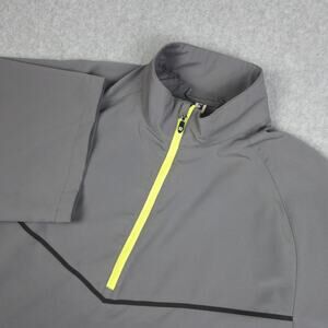 FootJoy Men's Medium Gray Zephyr Short-Sleeve Golf Windshirt ~ flaw